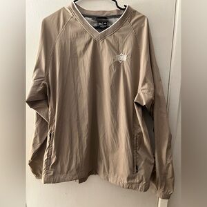 adidas Men’s Tan Jacket Pullover Shirt, Activewear, size L